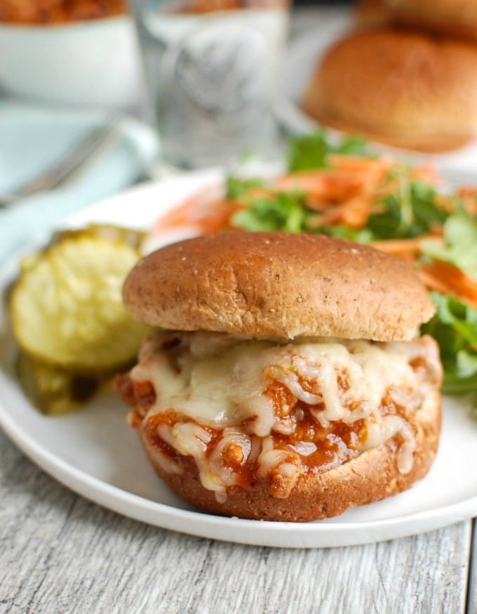 Turkey Sloppy Joes are a healthier, lightened up version. Kid friendly too!