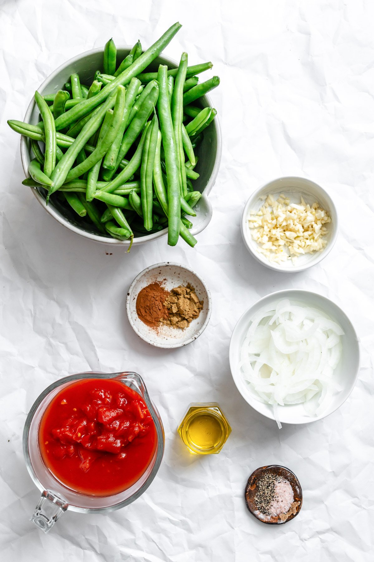 Lebanese Green Beans ingredients 