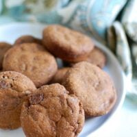 Double Ginger Molasses Cookies belong to the chewy-molasses-cookie family, but they have so much flavor and so many surprises that they transcend the familiar. For starters, there’s both crystallized ginger and powdered ginger, lots of chopped dark chocolate and an optional bit of instant espresso too.