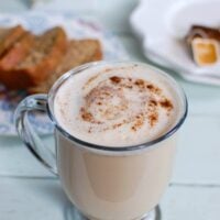 Homemade Chai Tea Latte in a cup.