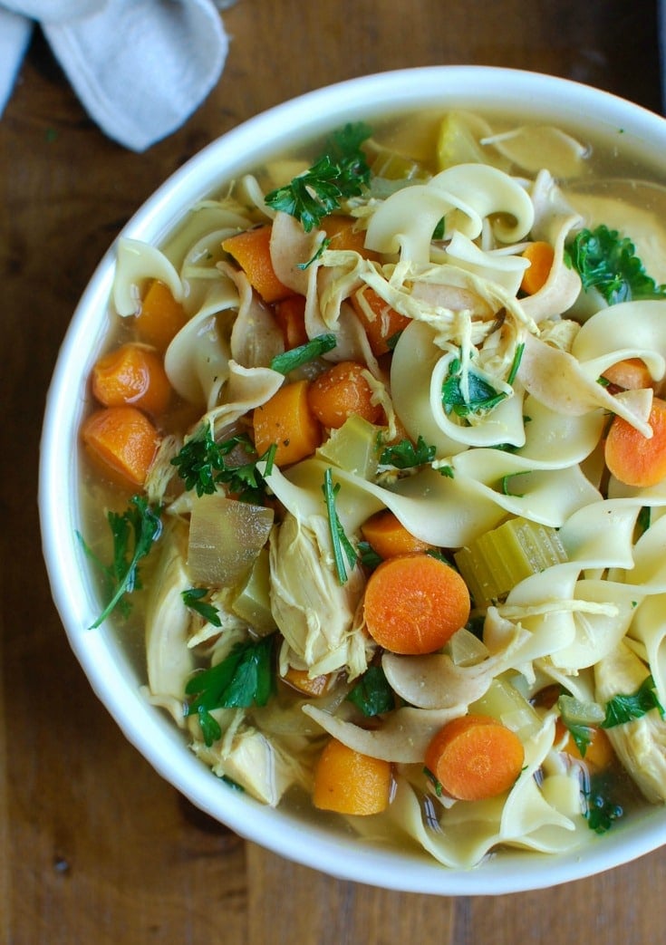 Slow Cooker Chicken Noodle Soup