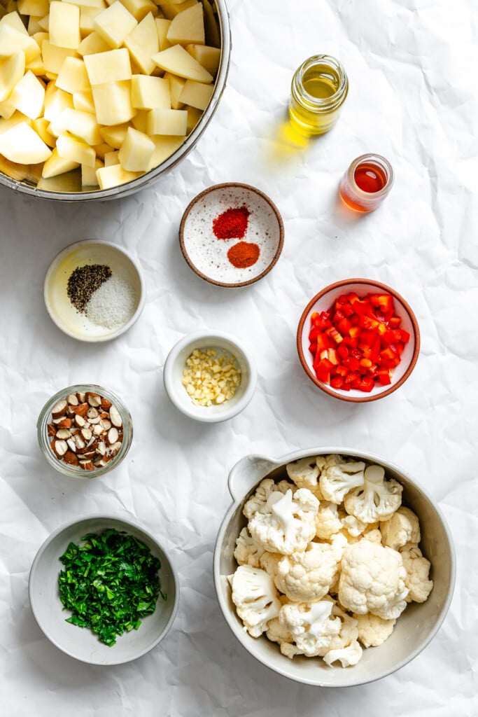 Cauliflower Potato Salad recipe ingredients 