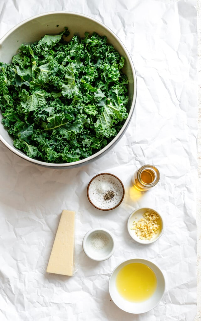 Kale Salad with Lemon Dressing recipe ingredients 