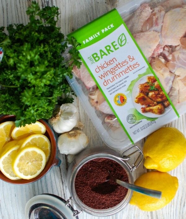 Sumac Lemon Baked Chicken Wings A Cedar Spoon