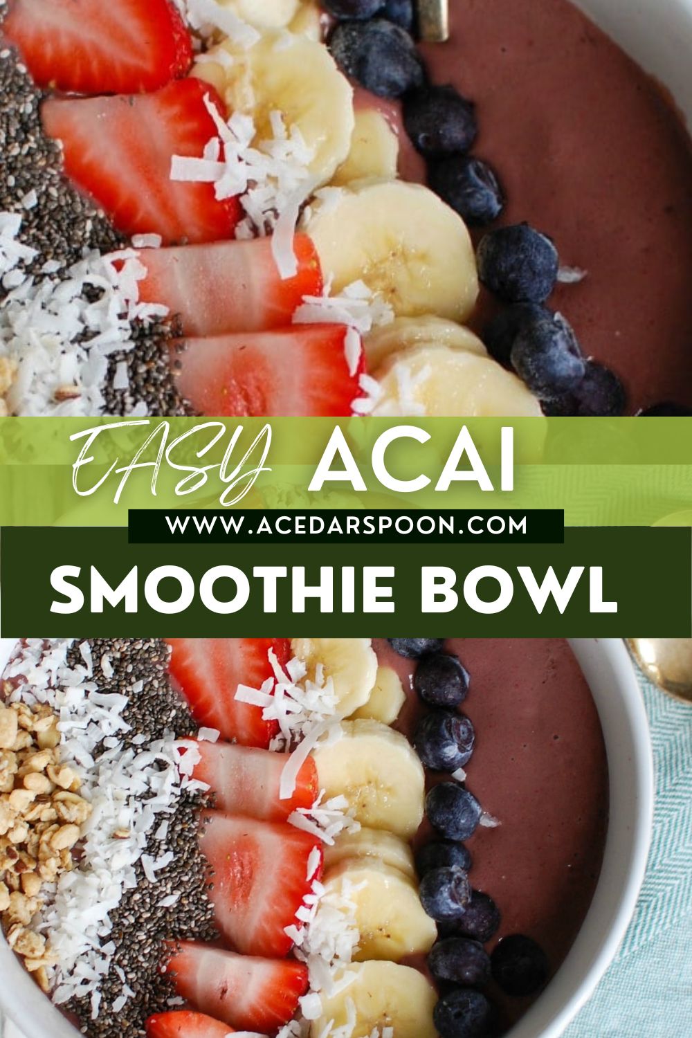 Chia Seeds Fruit Bowl with logo.