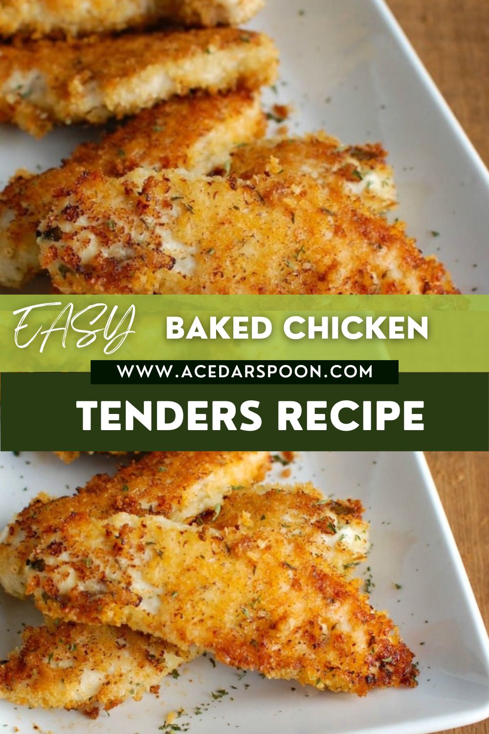 Healthy Baked Chicken Fingers