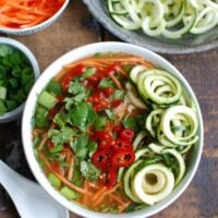 Spicy Chicken Soup with noodles