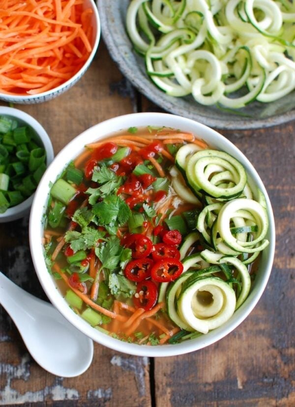 Spicy Chicken Soup with noodles