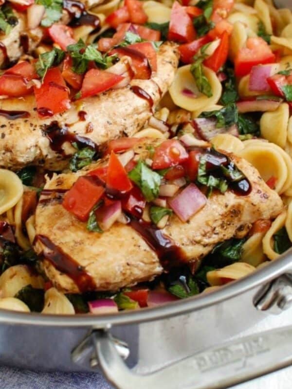 Bruschetta Chicken Pasta 1200 x 1200