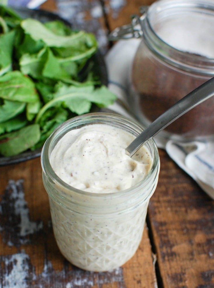 Tahini Yogurt Dressing - A Cedar Spoon