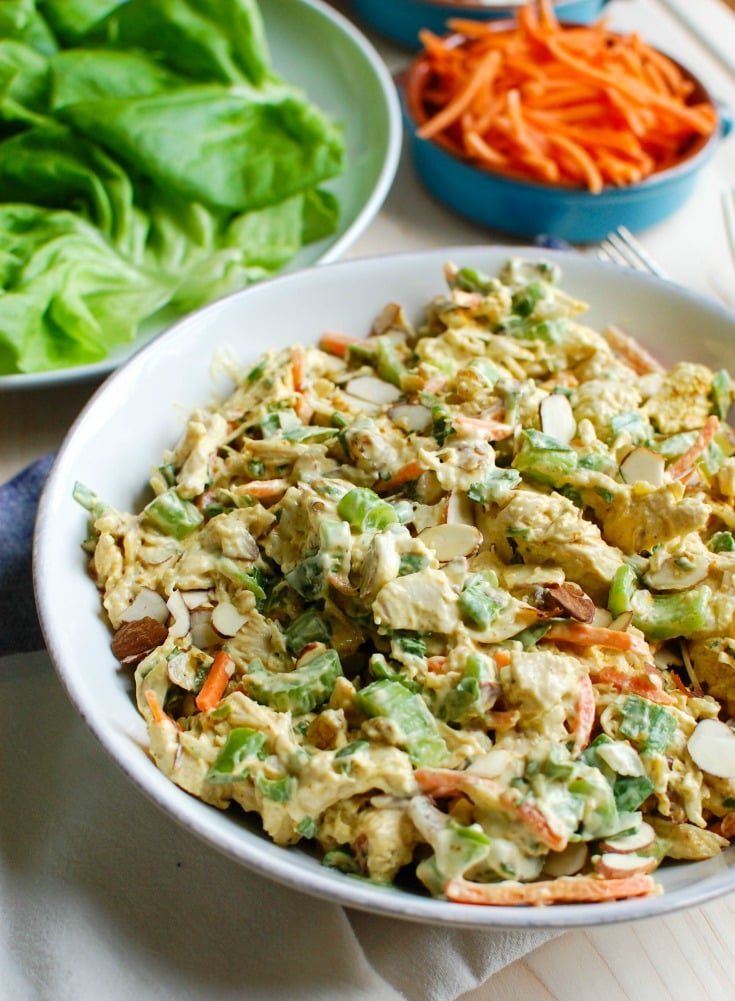 Simple Curry Chicken Salad - A Cedar Spoon