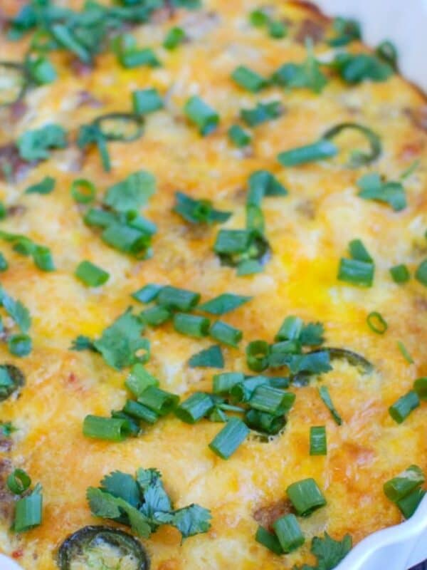 Southwestern Baked Breakfast Casserole 1200 x 1200
