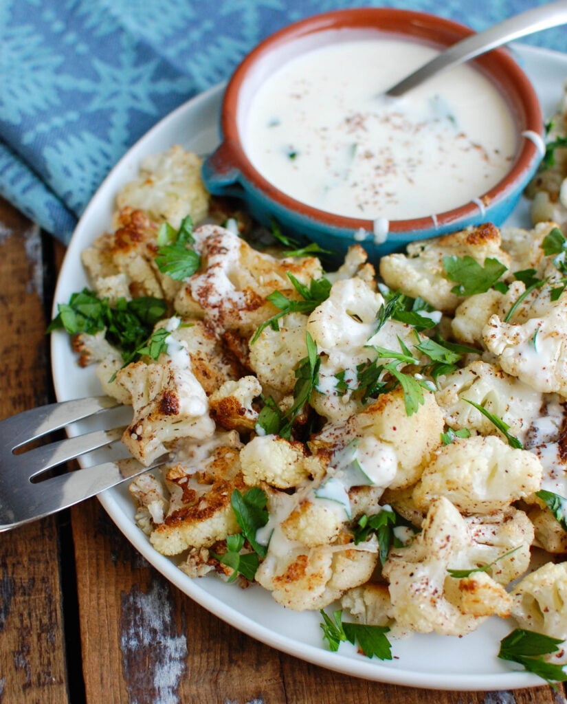 Zaatar Roasted Cauliflower - The Wanderlust Kitchen