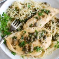 Chicken Piccata with parsley