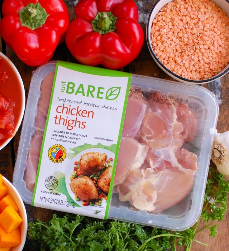 Slow Cooker Moroccan Chicken Soup ingredients 