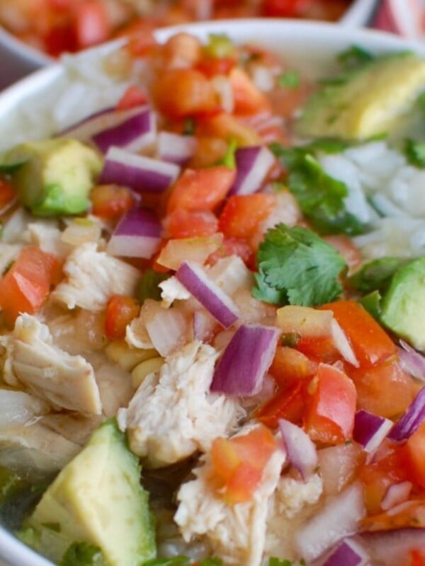 Slow Cooker Mexican Chicken Lime Soup Image 1200 x 1200