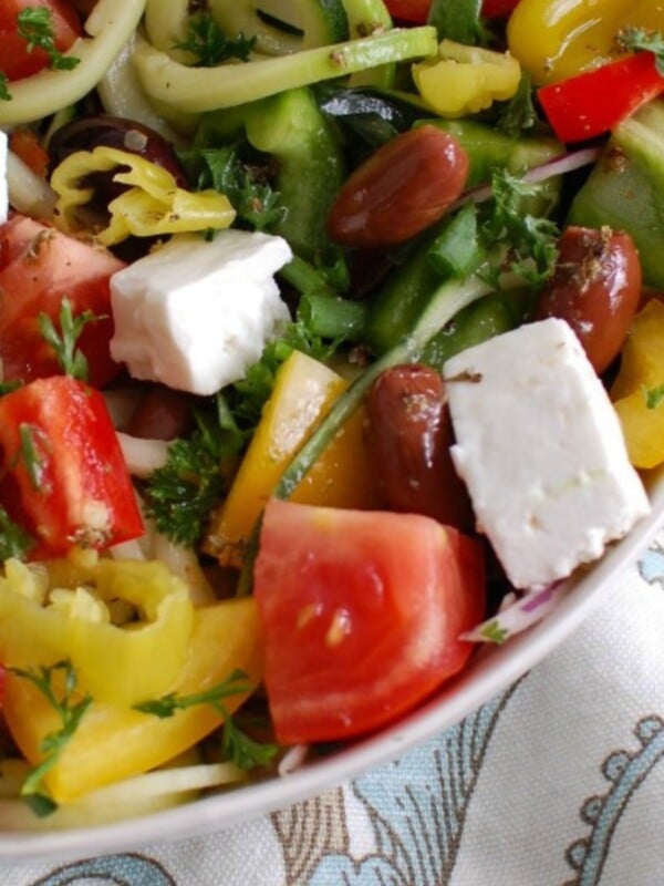 Spiralized Greek Style Salad 1200 x 1200