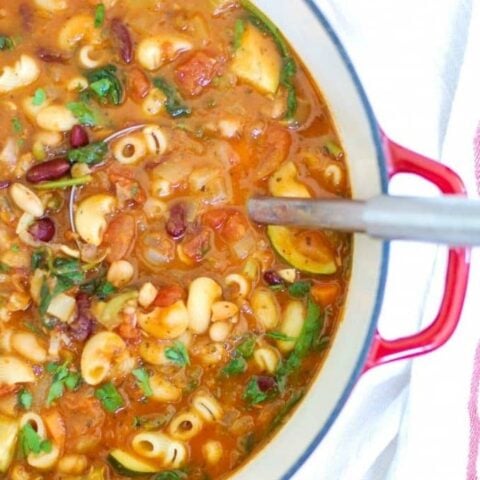Homemade Minestrone Soup Recipe