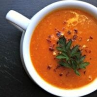 Red Lentil Coconut Soup