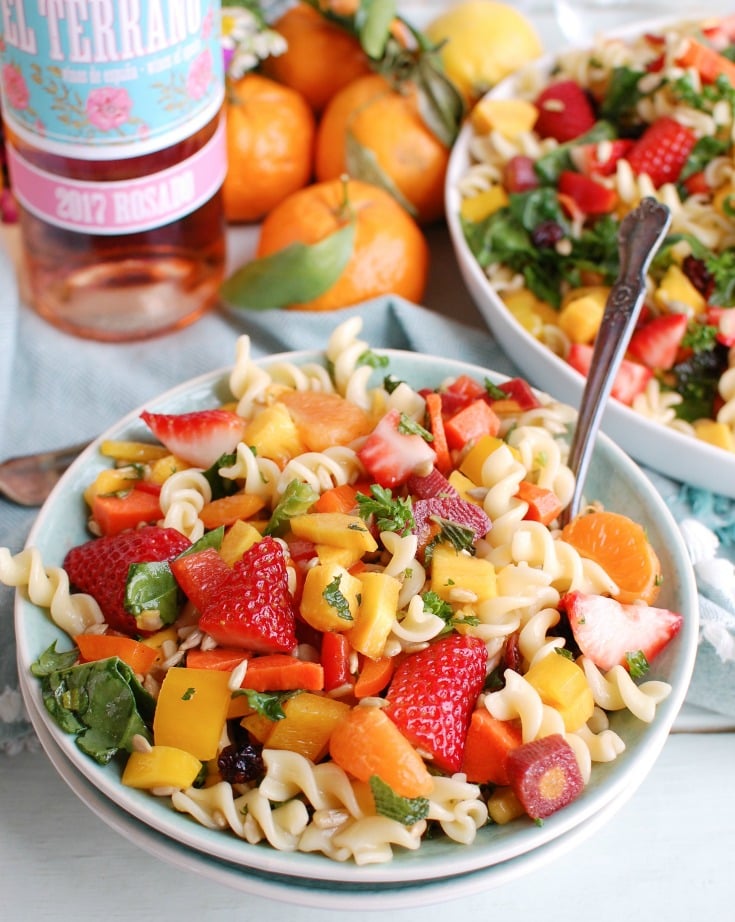 Spring Pasta Salad Individual Bowl