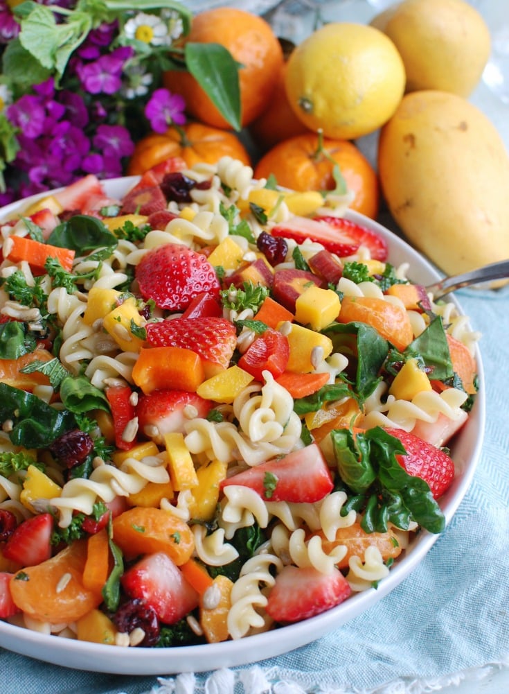 Spring Salad Recipe Side Shot
