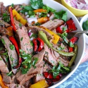 Easy Grilled Flank Steak with Chimichurri Sauce 1200 x 1200