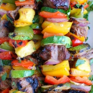 Grilled Hawaiian Steak Kabobs 1200 x 1200