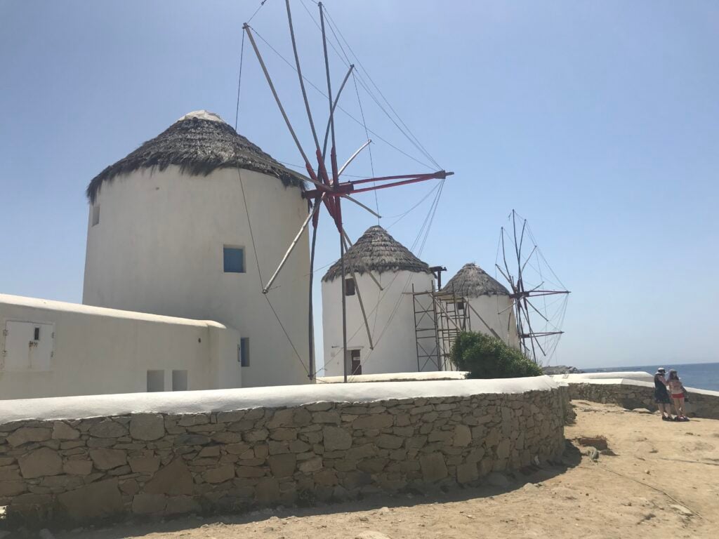 Windmill in Mykonos three 