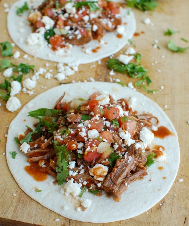 Slow Cooker Mexican Beef Brisket Image 5 A Cedar Spoon