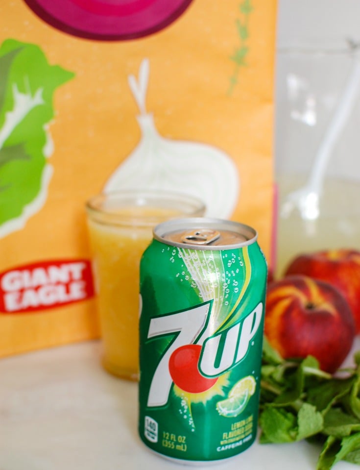 Sparkling Peach Lemonade Ingredients 