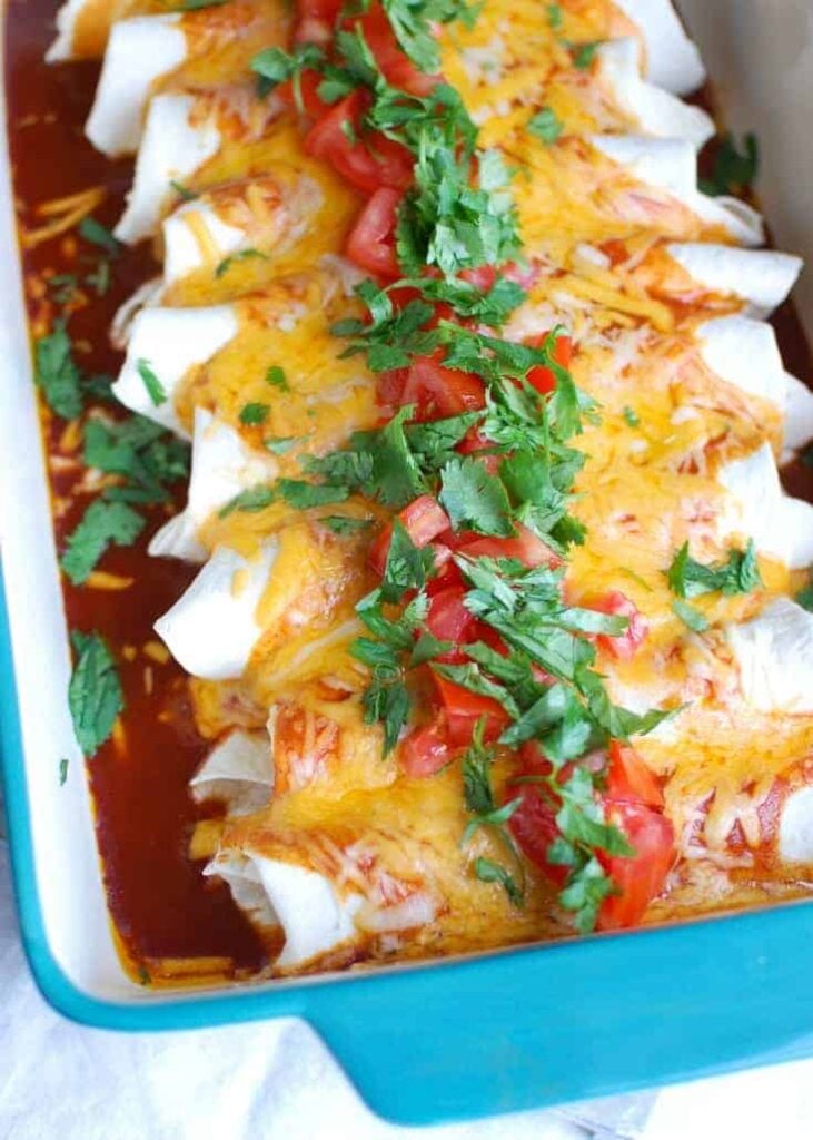 Three Cheese Beef Enchiladas A Cedar Spoon