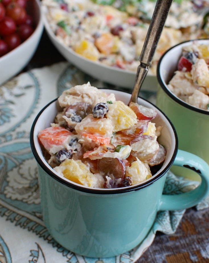Tropical Chicken Salad in a cup