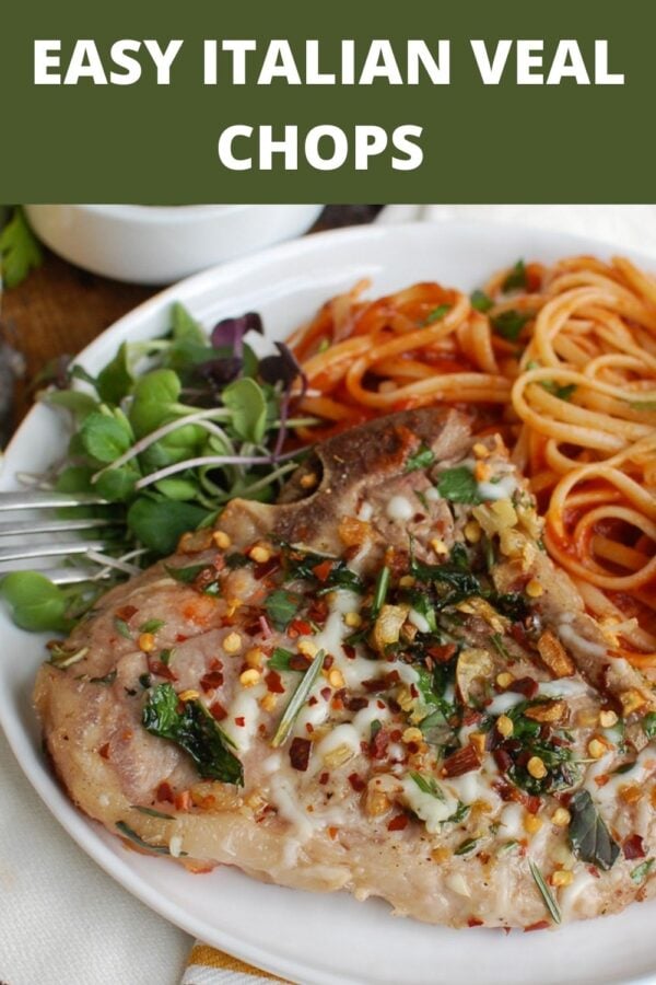 Easy Italian Veal Chops with logo