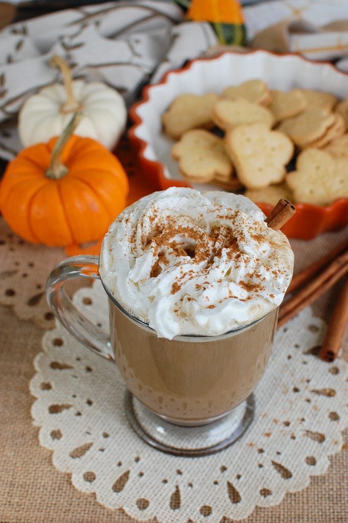 Pumpkin Spice Latte Up Close