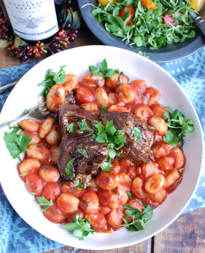Slow Cooker Balsamic Short Ribs Above