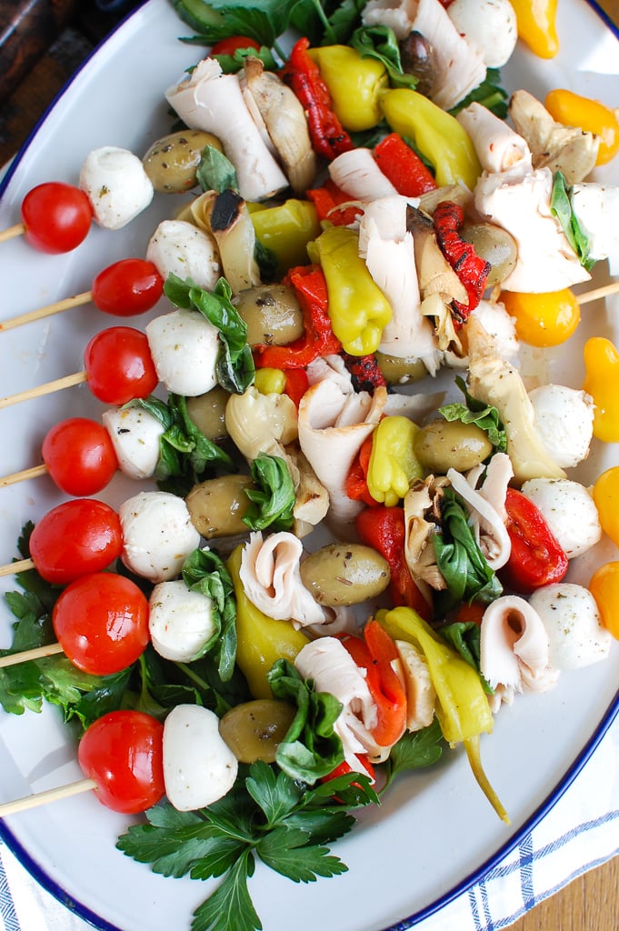 Mediterranean Antipasto Skewers - A Cedar Spoon