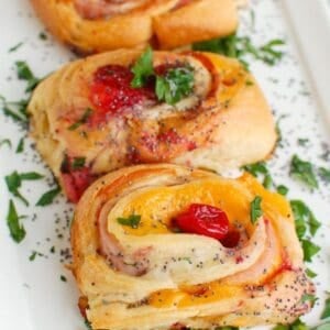Ham Cheese and Cranberry Rollups 1200 x 1200