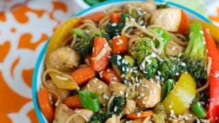 Easy Chicken Ramen Noodle Stir Fry