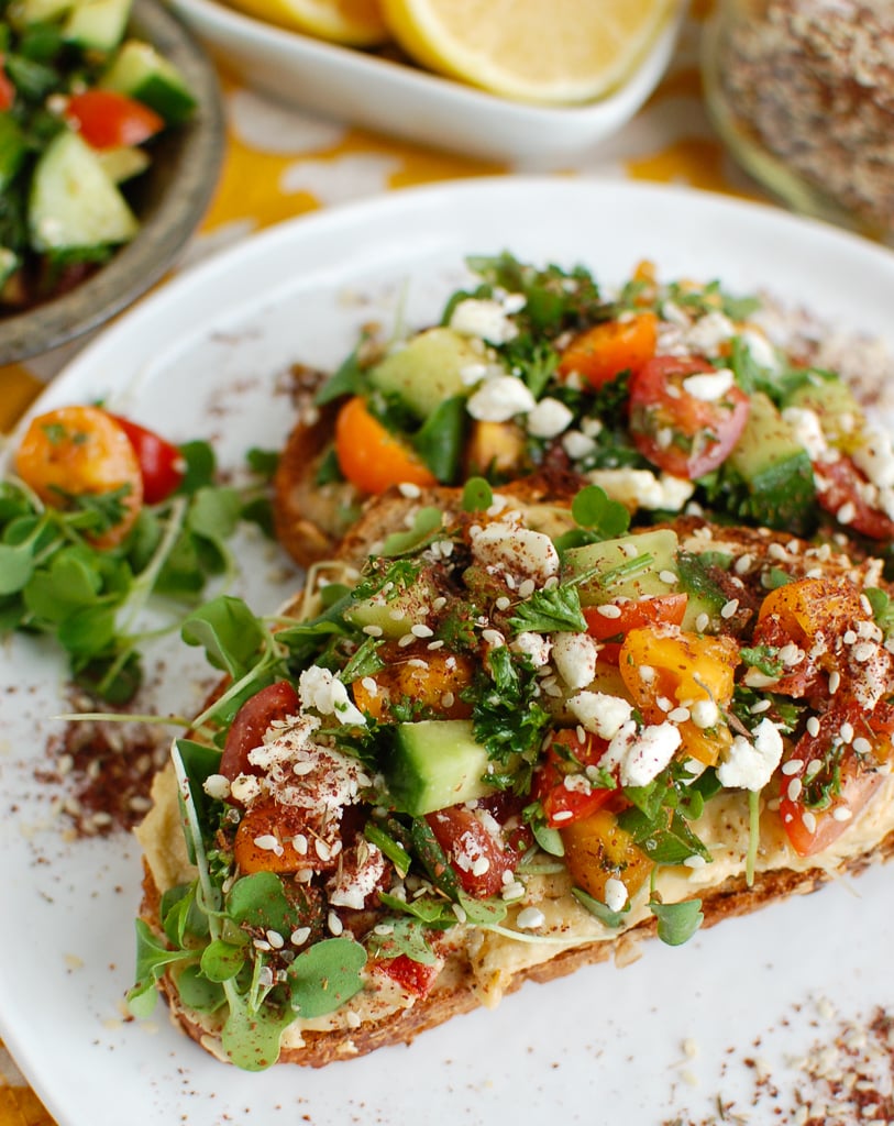 Mediterranean Hummus Toast with Za’atar