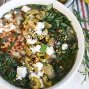 Mediterranean White Bean Soup 1200 x 1200