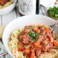 Slow Cooker Spaghetti Sauce with Wine