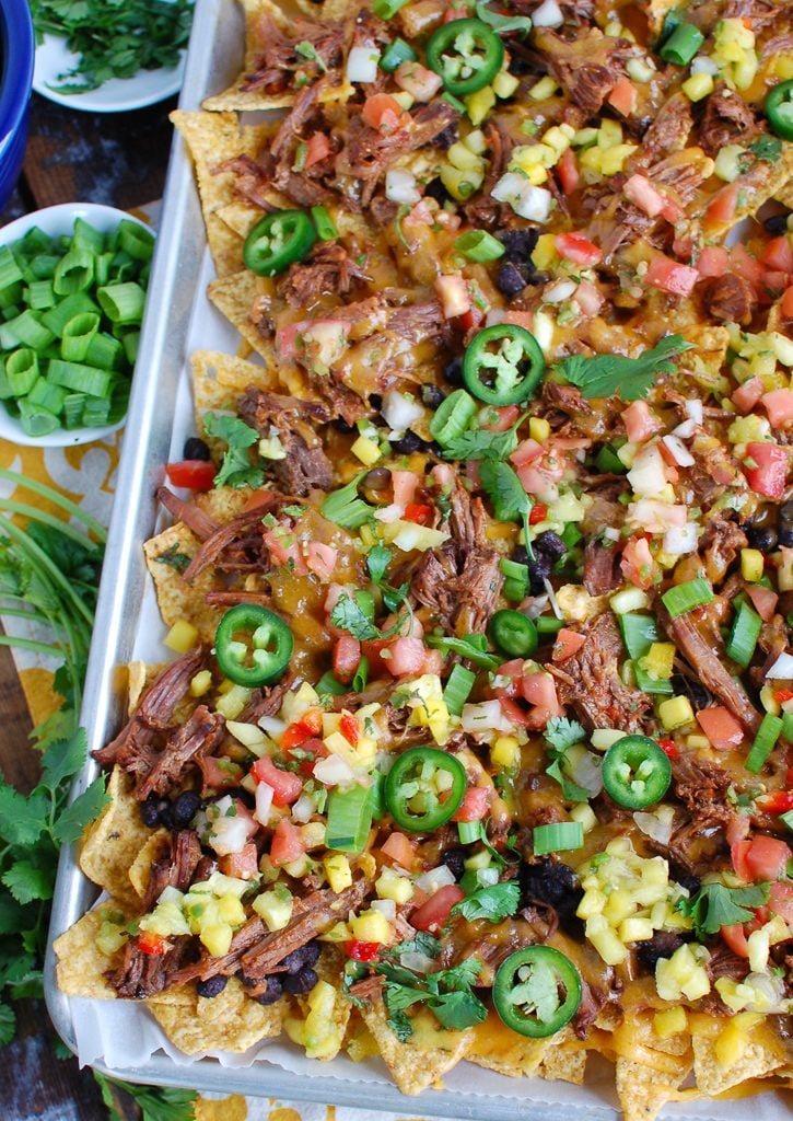 Beef Nachos for a crowd 