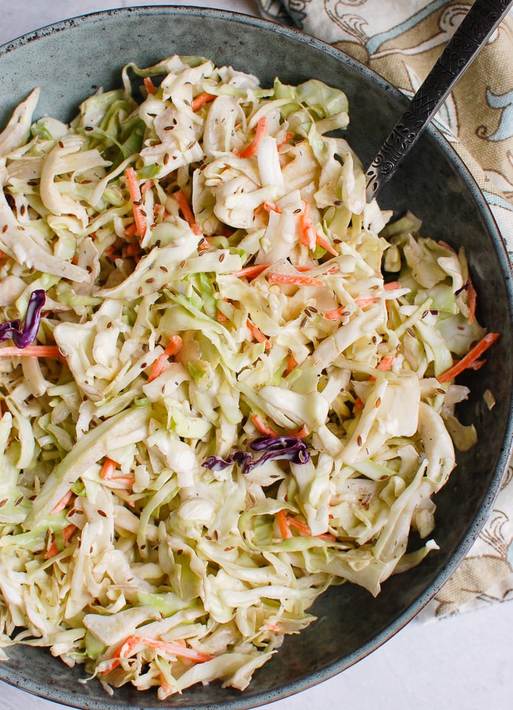 Creamy Coleslaw Recipe in bowl