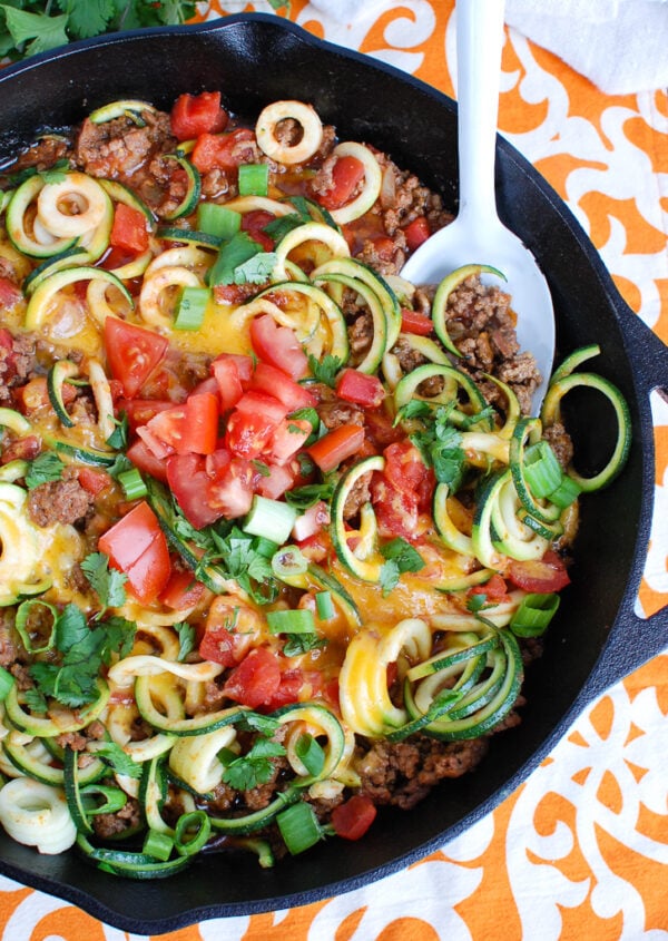 Mexican Zucchini above view