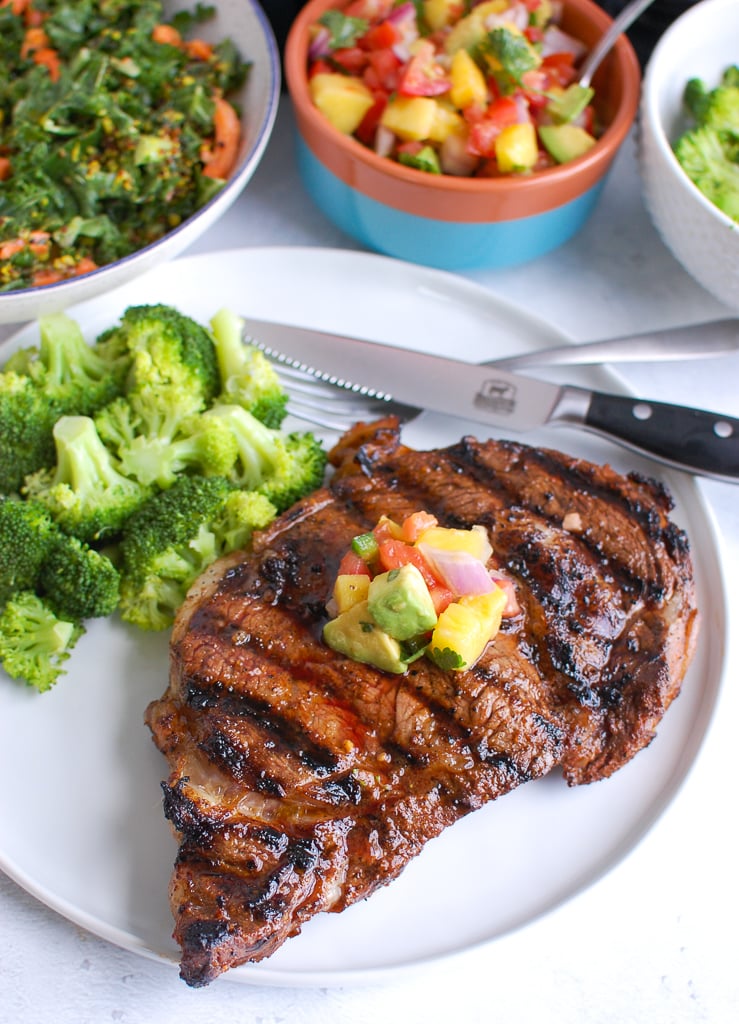 Grilled Ribeye Steak A Cedar Spoon