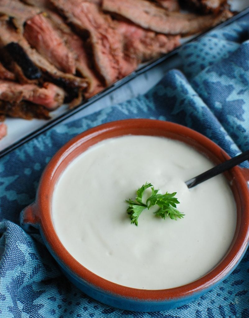Tahini Sauce with beef 