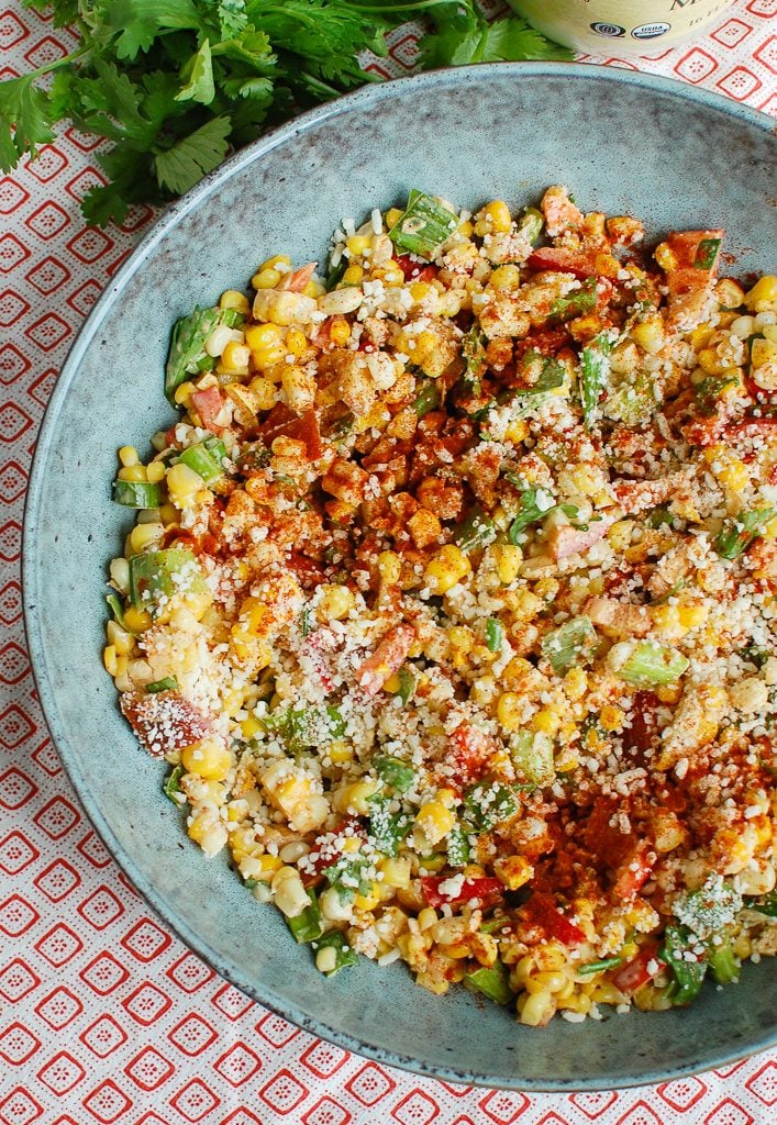 Mexican Corn Salad with smoked paprika 