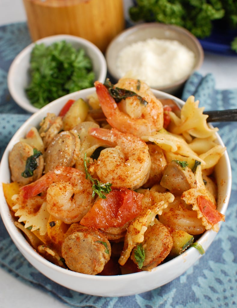 Pasta with Shrimp and Sausage Image 4