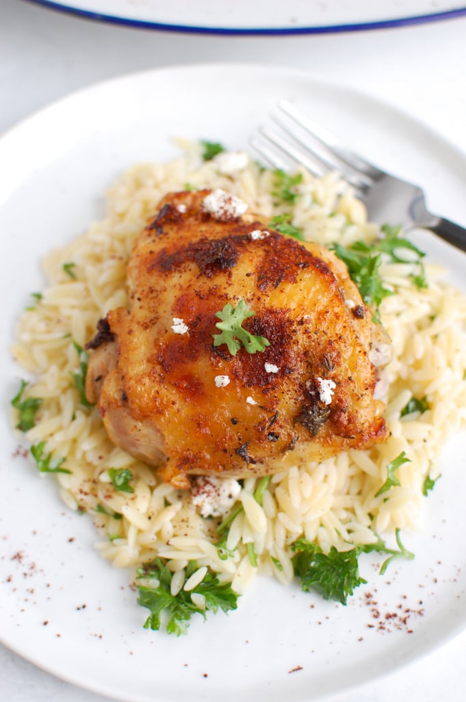 Mediterranean Chicken with parsley.