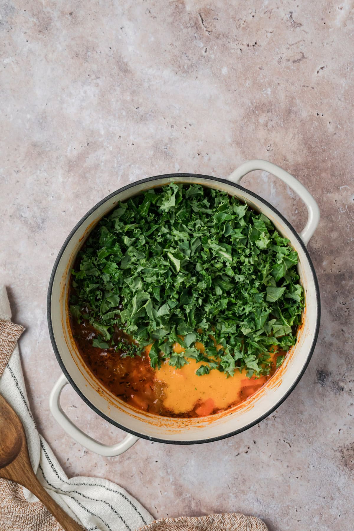Tuscan Soup with White Beans and herbs